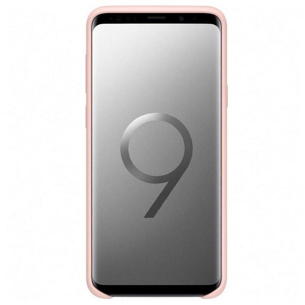 Galaxy S9 Plus ile Uyumlu Kılıf Silicone Cover Pembe EF-PG965TPEGWW