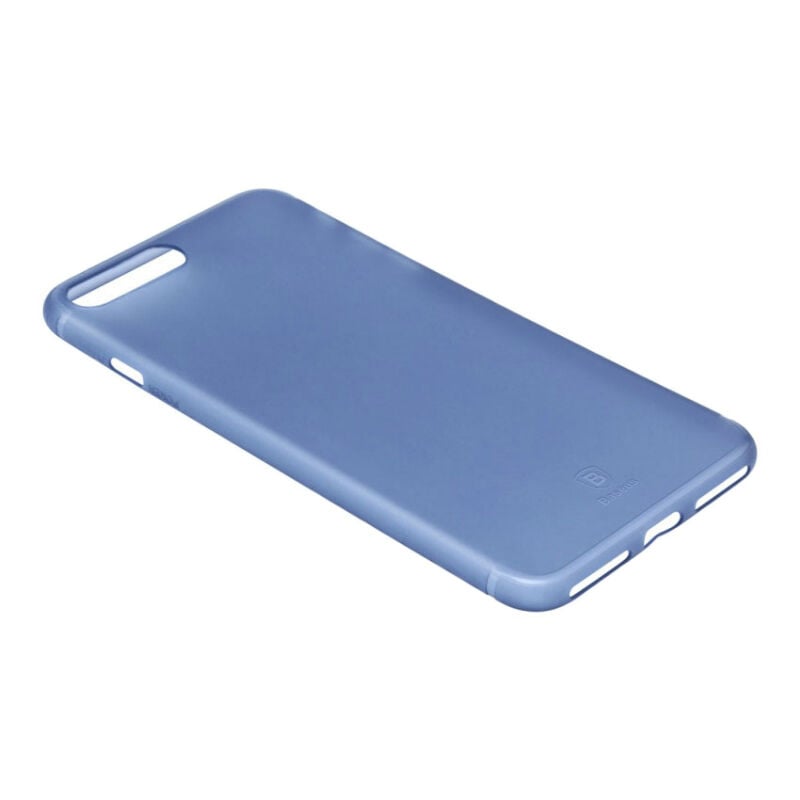 Baseus iPhone 7 Plus/8 Plus ile Uyumlu Slim Case Kılıf Lacivert