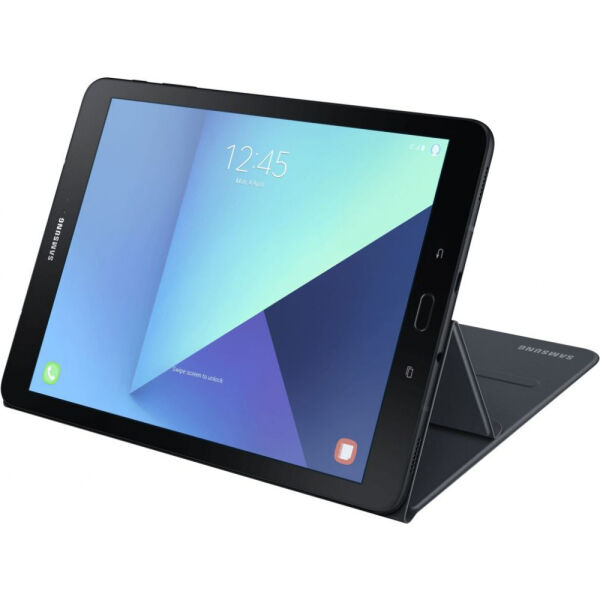 Galaxy Tab S3 9.7 T820 ile Uyumlu Bookcover Kılıf Siyah EF-BT820PBEGWW(Out)