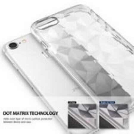 Ringke Air Prism 3D Elmas Yansıması iPhone 7/8 Plus ile Uyumlu KIlıf Clear Ultra Hafif Esnek İnce Şeffaf Transparan