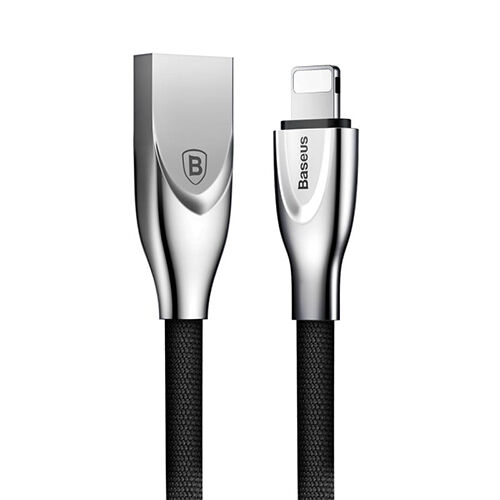 Baseus Zinc Alloy Lightning Kablo Siyah CALXN-01