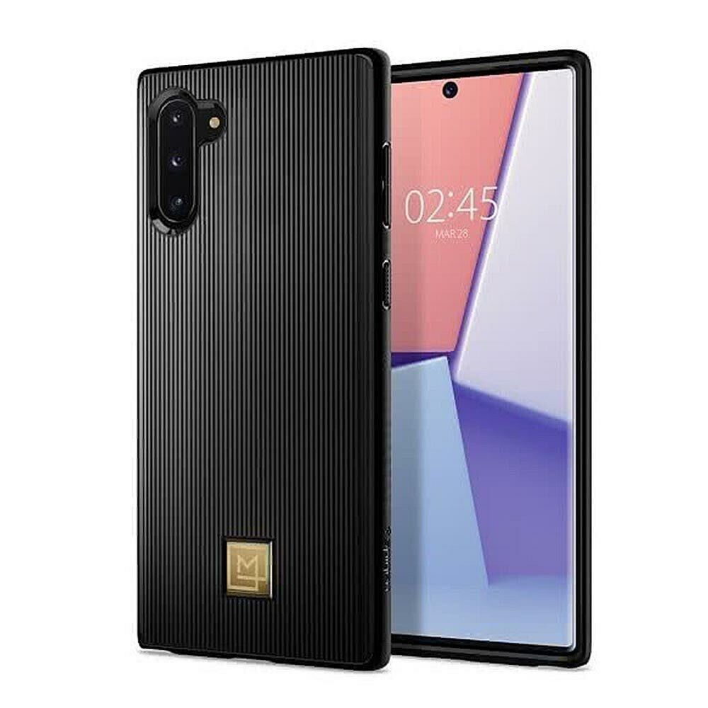 Spigen Galaxy Note 10 ile Uyumlu Kılıf La Manon Classy Black