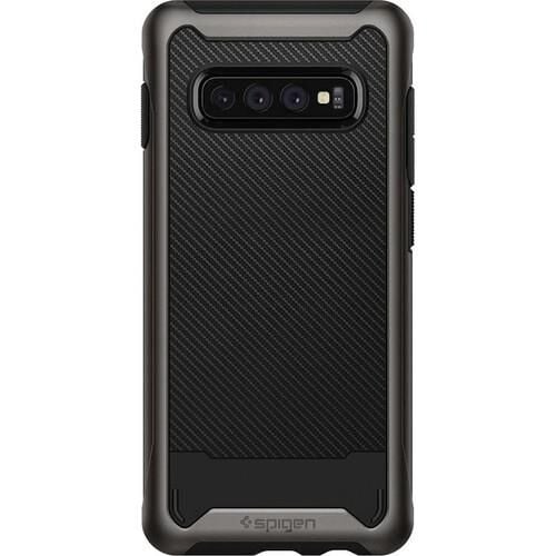 Spigen Galaxy S10 ile Uyumlu Kılıf Hybrid NX Gunmetal