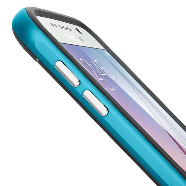 Spigen Galaxy S6 ile Uyumlu Kılıf Neo Hybrid Electric Blue