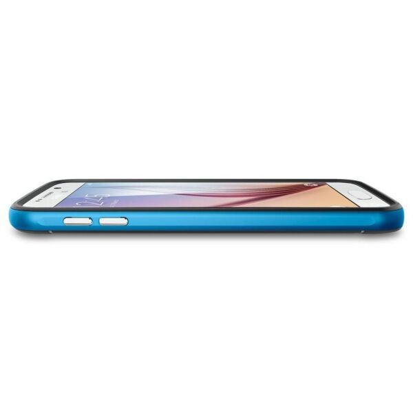 Spigen Galaxy S6 ile Uyumlu Kılıf Neo Hybrid Electric Blue
