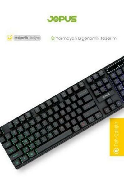 Jopus JO-KB02 Universal Gamer Işıklı Klavye
