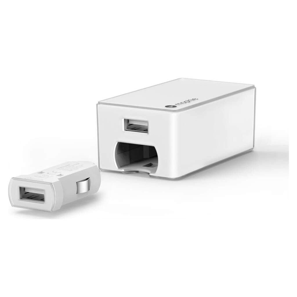 Mophie Çift Çıkışlı Araç ve Seyahat Şarj Cihazı