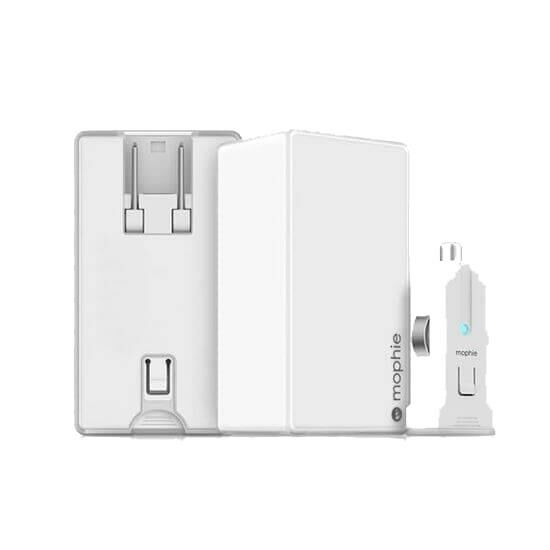 Mophie Çift Çıkışlı Araç ve Seyahat Şarj Cihazı