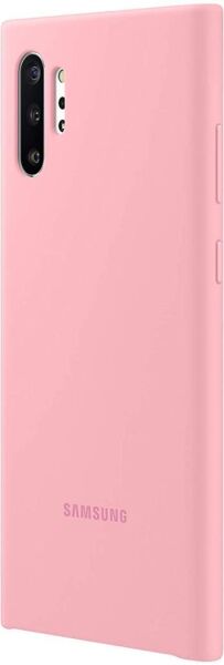 Galaxy Note 10 Plus ile Uyumlu Kılıf Silicone Cover Pembe EF-PN975TPEGWW