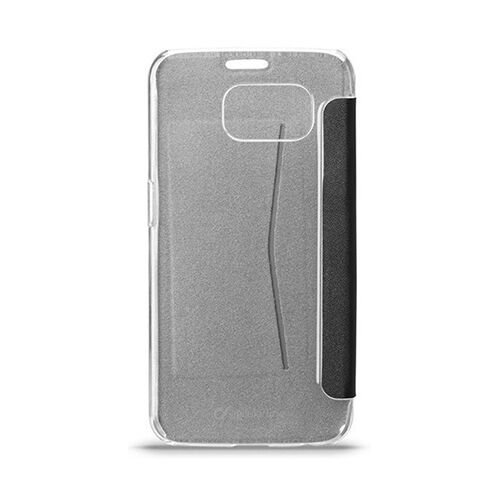 Cellular Line Galaxy S6 ile Uyumlu Clear Book Kılıf Siyah CLEARBOOKGALS6K
