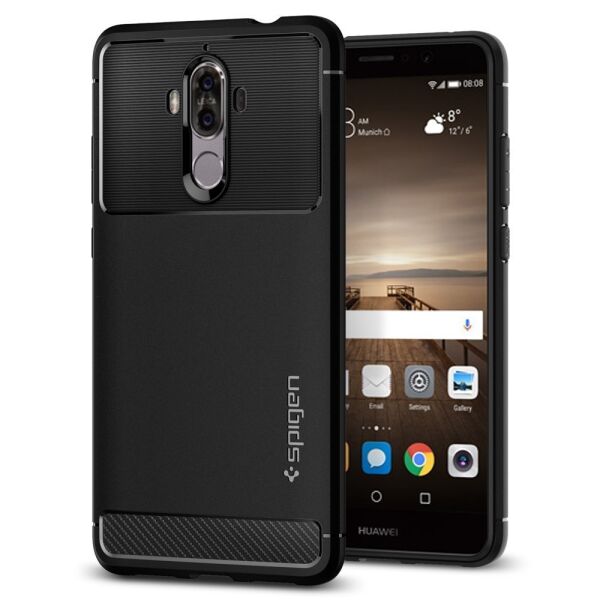 Spigen Mate 9 ile Uyumlu Kılıf Rugged Armor