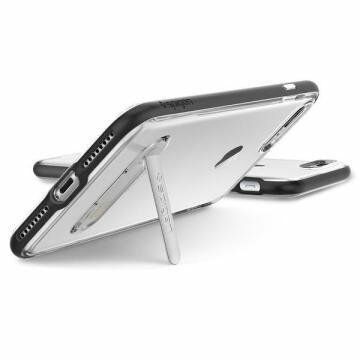 Spigen iPhone 7 Plus / 8 Plus ile Uyumlu Kılıf Crystal Hybrid Black