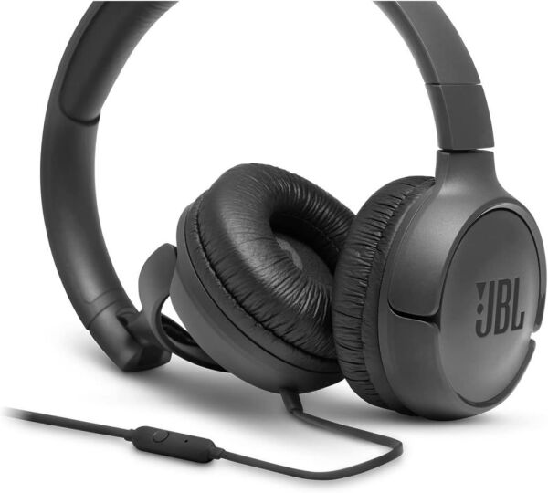 JBL Tune 500 Kulak Üstü Kablolu Kulaklık Siyah
