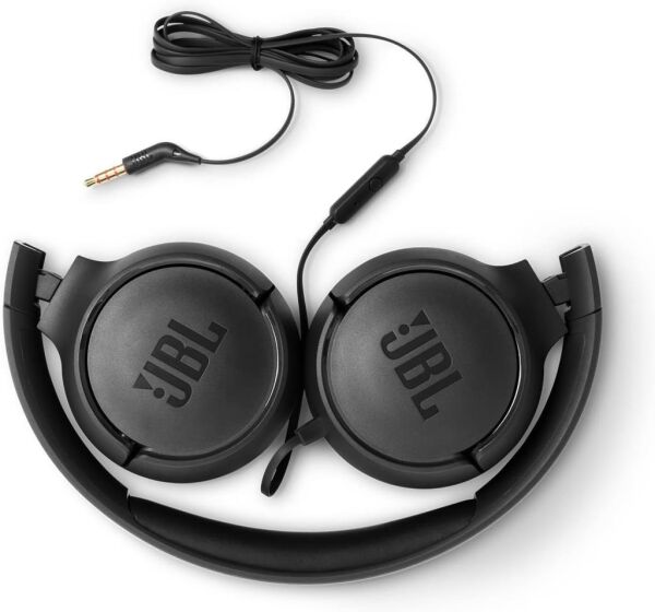 JBL Tune 500 Kulak Üstü Kablolu Kulaklık Siyah