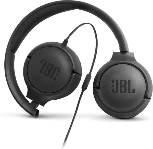 JBL Tune 500 Kulak Üstü Kablolu Kulaklık Siyah