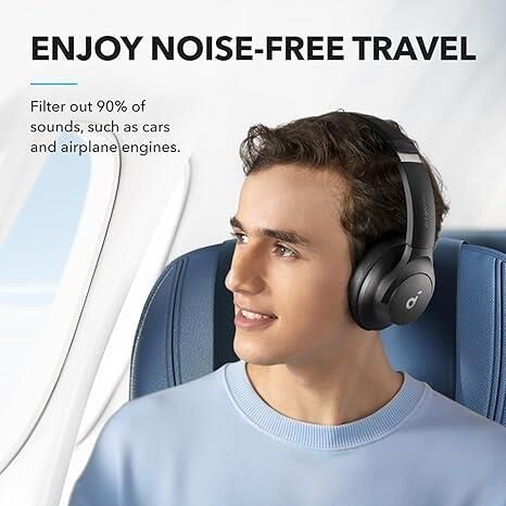 Anker Soundcore Q20i Kulak Üstü Bluetooth Kulaklık A3004 - Siyah