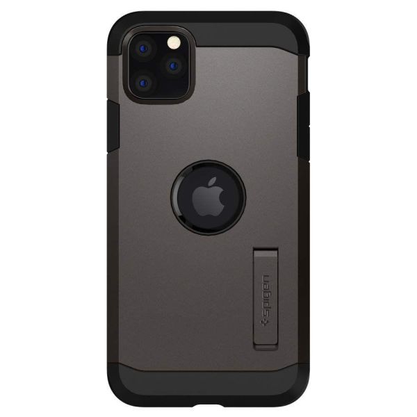 Spigen iPhone 11 Pro Max ile Uyumlu Kılıf Tough Armor Gunmetal