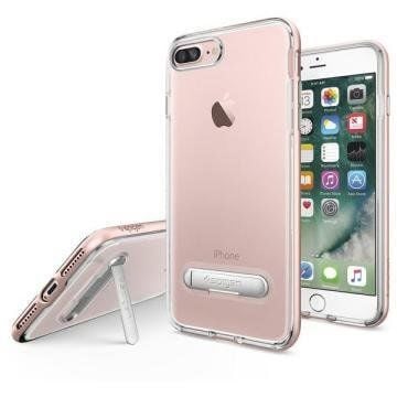 Spigen iPhone 7 Plus / 8 Plus ile Uyumlu Kılıf Crystal Hybrid Rose Gold
