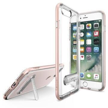 Spigen iPhone 7 Plus / 8 Plus ile Uyumlu Kılıf Crystal Hybrid Rose Gold