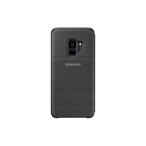 Galaxy S9 ile Uyumlu Led View Cover Kılıf Siyah EF-NG960PBEGWW