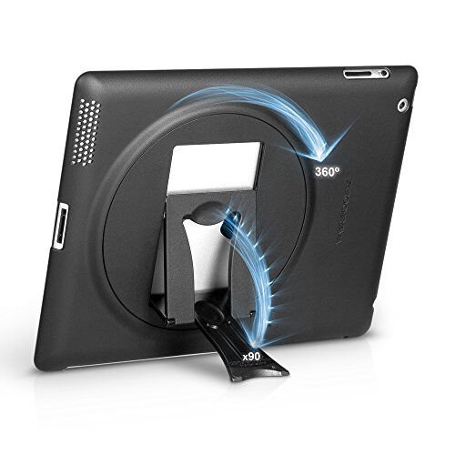 iPad 4/3/2 ile Uyumlu ZeroChroma Vario Sc Arka Kılıf Siyah