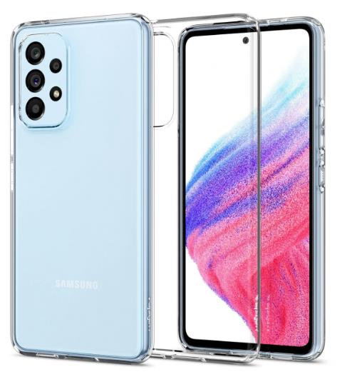 Spigen Galaxy A53 ile Uyumlu Kılıf Liquid Crystal 4 Tarafı Tam Koruma Crystal Clear