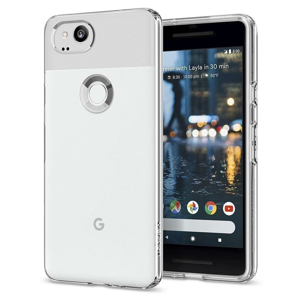 Spigen Pixel 2 ile Uyumlu Kılıf Liquid Crystal 4 Taraflı Koruma
