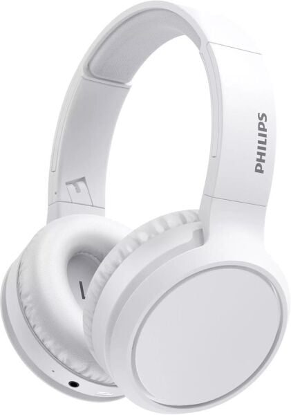 Philips TAH5205 Kablosuz Kulak Üstü Kulaklık (Bold Bass) Beyaz - 29 saat