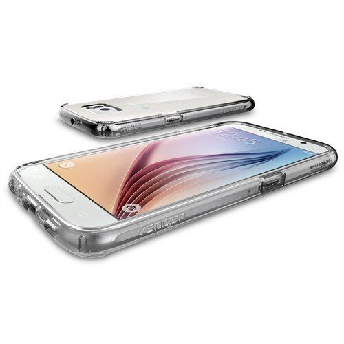 Spigen Galaxy S6 ile Uyumlu Kılıf Ultra Hybrid Space Crystal