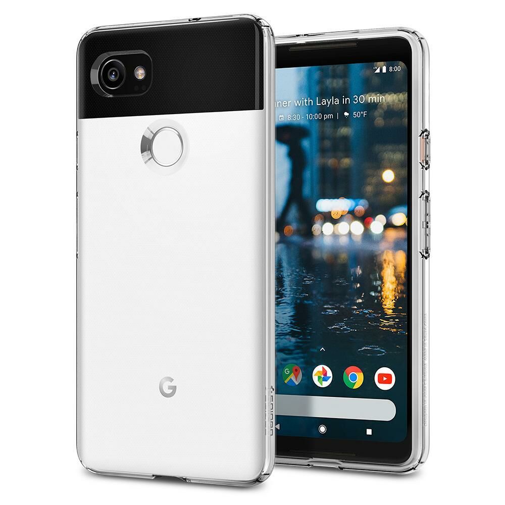 Spigen Pixel 2 XL ile Uyumlu Kılıf Liquid Crystal 4 Taraflı Koruma