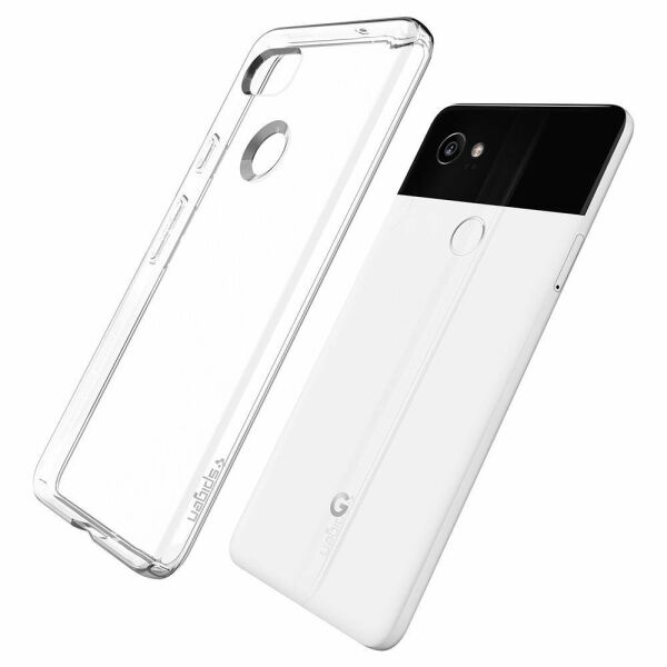 Spigen Pixel 2 XL ile Uyumlu Kılıf Liquid Crystal 4 Taraflı Koruma