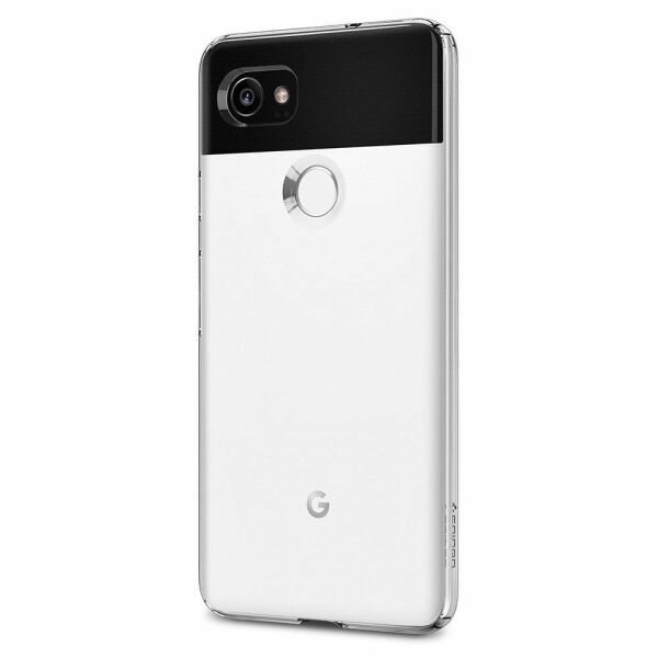 Spigen Pixel 2 XL ile Uyumlu Kılıf Liquid Crystal 4 Taraflı Koruma