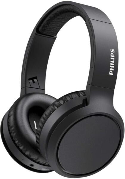 Philips TAH5205 Kablosuz Kulak Üstü Kulaklık (Bold Bass) Siyah - 29 saat