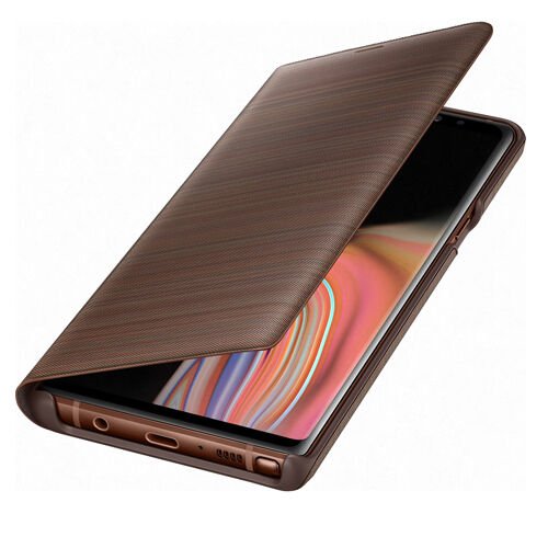 Galaxy Note 9 ile Uyumlu LED View Cover Kılıf (Bronz) EF-NN960PAEGWW