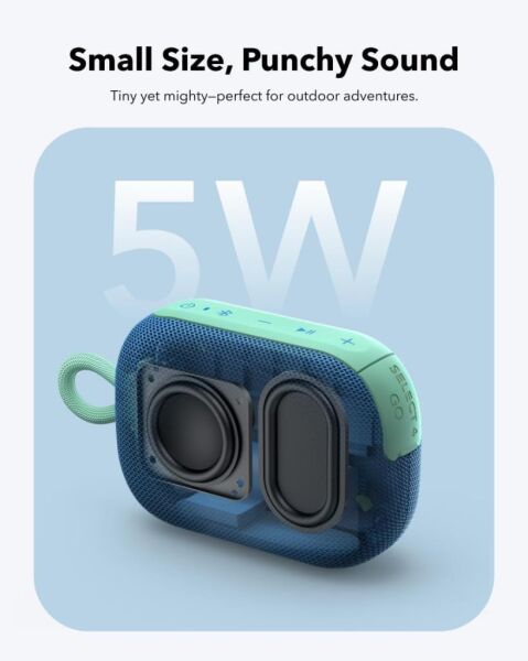 Anker Soundcore Select 4 Go Kablosuz Bluetooth Hoparlör - Mavi