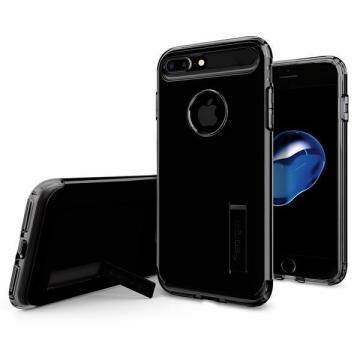 Spigen iPhone 7 Plus / 8 Plus ile Uyumlu Kılıf Slim Armor Jet Black