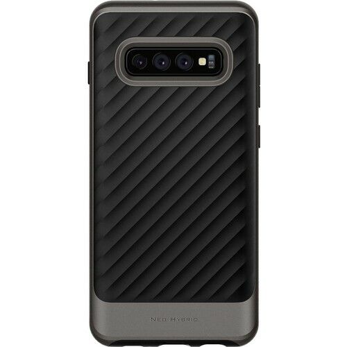 Spigen Galaxy S10 Plus ile Uyumlu Kılıf Neo Hybrid Gunmetal