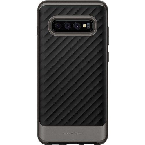 Spigen Galaxy S10 Plus ile Uyumlu Kılıf Neo Hybrid Gunmetal