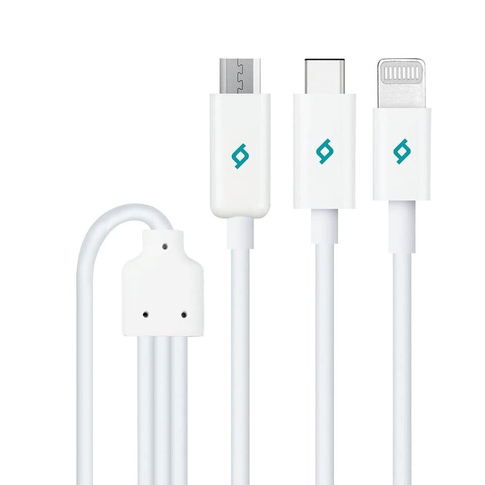 Ttec Trio Şarj Kablosu Micro USB Ligthining Type-C 2DK7521B