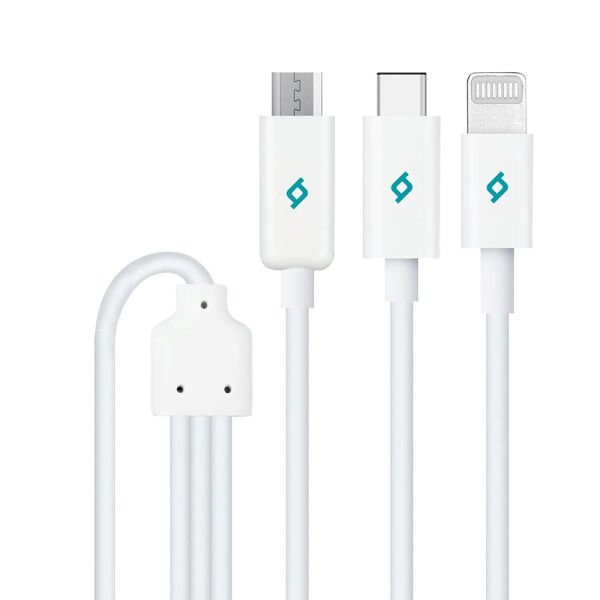 Ttec Trio Şarj Kablosu Micro USB Ligthining Type-C 2DK7521B