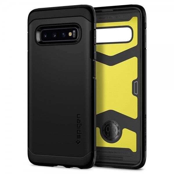 Spigen Galaxy S10 ile Uyumlu Kılıf Tough Armor XP Black