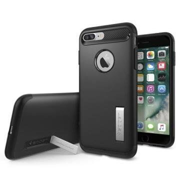 Spigen iPhone 7 Plus / 8 Plus ile Uyumlu Kılıf Slim Armor Black