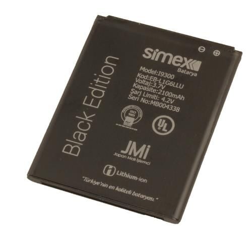 Simex I9300 Galaxy S3 ile Uyumlu Black Edition Batarya 2100mAh