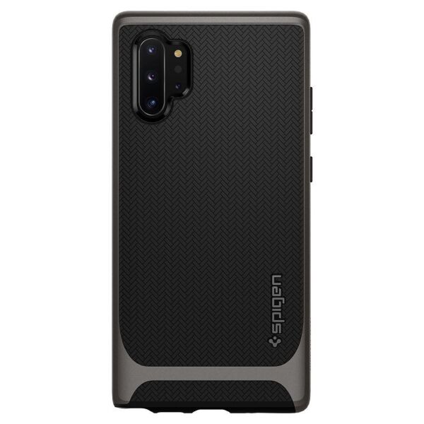 Spigen Galaxy Note 10 Plus ile Uyumlu Kılıf Neo Hybrid Gunmetal