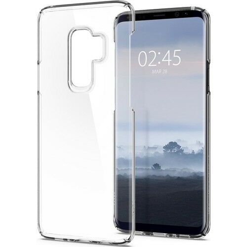 Spigen Galaxy S9 Plus ile Uyumlu Kılıf Thin Fit Crystal Clear