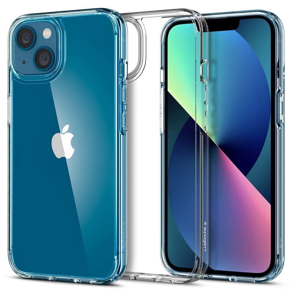 Spigen iPhone 13 Mini ile Uyumlu Kılıf Ultra Hybrid Crystal Clear