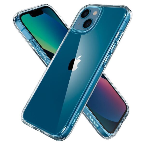 Spigen iPhone 13 Mini ile Uyumlu Kılıf Ultra Hybrid Crystal Clear