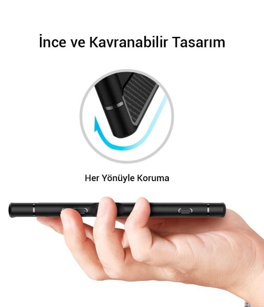 Spigen Xperia XZ1 ile Uyumlu Kılıf Rugged Armor