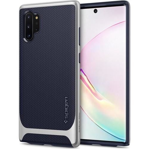 Spigen Galaxy Note 10 Plus ile Uyumlu Kılıf Neo Hybrid Silver Artic