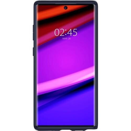 Spigen Galaxy Note 10 Plus ile Uyumlu Kılıf Neo Hybrid Silver Artic